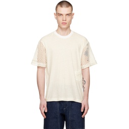 White Grain T Shirt 231377M213000