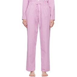 Purple Drawstring Pyjama Pants 241482F079016