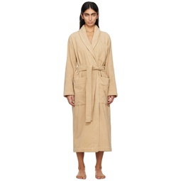 Beige Classic Bathrobe 241482F079052