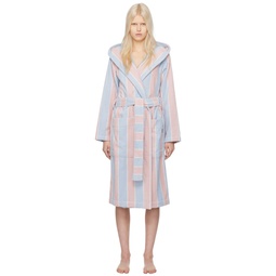 Pink   Blue Hooded Bathrobe 241482F079067