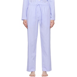 Blue Drawstring Pyjama Pants 241482F079015