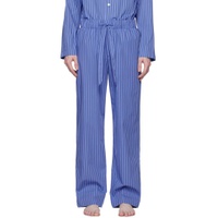 Blue Striped Pyjama Pants 232482M218057
