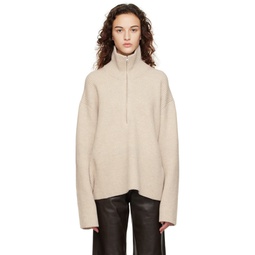 SSENSE Exclusive Beige Turtleneck 231776F097006