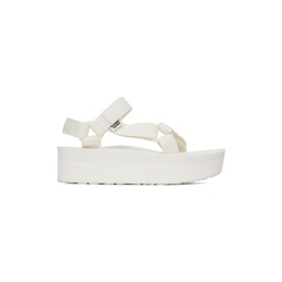 White Flatform Universal Sandals 231232F124067