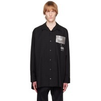 Black Oversized Shirt 231304M192001