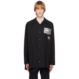 Black Oversized Shirt 231304M192001