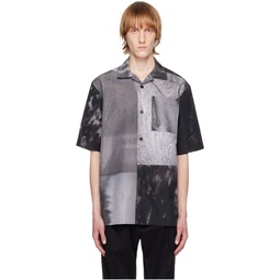 Gray Drop Shoulder Shirt 231304M192002