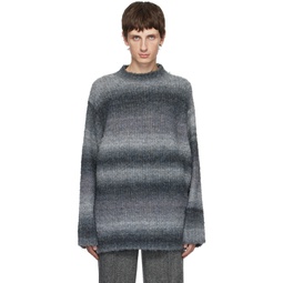 Gray Inflated Sweater 232304M201002