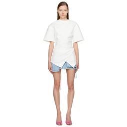White Mabel T Shirt 231528F110003