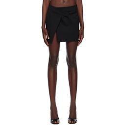 Black Cloe Miniskirt 232528F090019