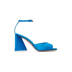 Blue Piper Heeled Sandals 231528F125021