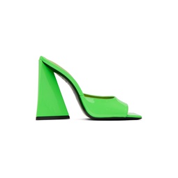 Green Devon Heeled Sandals 231528F125002