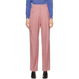 Pink Gelso Trousers 241115F087011