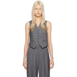 Gray Gelso Vest 241115F068004