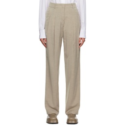 Taupe Gelso Trousers 232115F087008