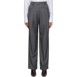 Gray Gelso Trousers 232115F087009