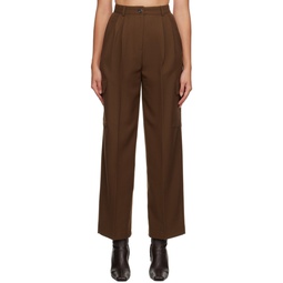 Brown Maesa Trousers 232115F087005