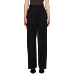 Black Gelso Trousers 222115F087022