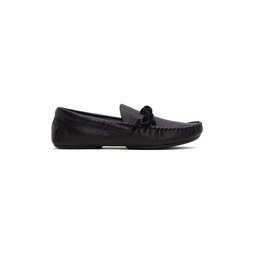 Black Lucca Loafers 232359F121001