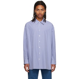 White   Blue Lukre Shirt 232359M192001