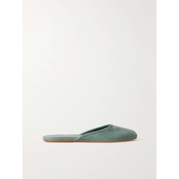 THE ROW Sleeper suede slippers