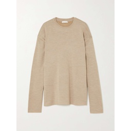 THE ROW Naso melange knitted top