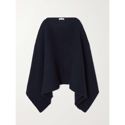 THE ROW Romie ribbed cashmere cape