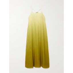 THE ROW Kula ombre voile maxi dress
