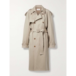 THE ROW June belted cotton-gabardine trench coat