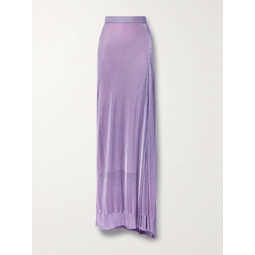 THE ROW Girela open-knit Lurex maxi skirt
