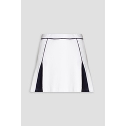 Courtside Billy Jean cotton-pique tennis skirt