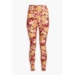 Palm Springs Dance floral-print stretch leggings