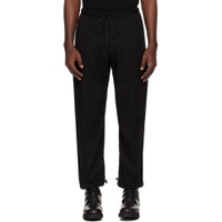 Black Wide Trousers 241949M191000