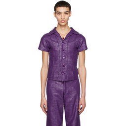 Purple Lacquered Polo 222942M212001