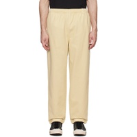 Yellow Easy Trousers 241631M191021