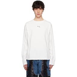 White Turtle Long Sleeve T Shirt 241220M213006