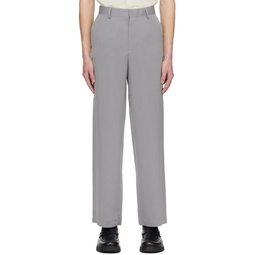 Gray Trey Trousers 231115M191025