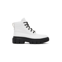White Greyfield Boots 232210F113019