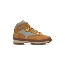 Beige   Khaki Euro Hiker Boots 241210M255007