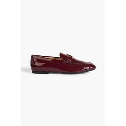 T Timeless patent-leather loafers