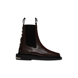 SSENSE Exclusive Brown Boots 232492F113013