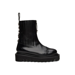 Black Side Gore Zip Boots 222492F113005
