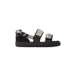 Black Sneaker Sandals 231492F124004