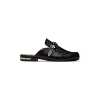 SSENSE Exclusive Black Polido Loafers 232492F121025
