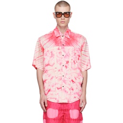 Pink Tie Dye Shirt 231314M192062