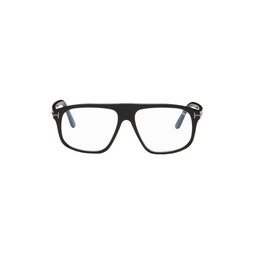 Black Square Glasses 241076M133028