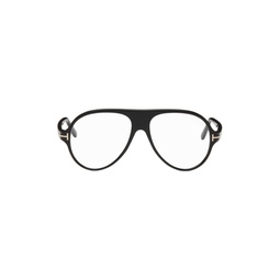 Black Pilot Glasses 241076M133021