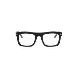 Black Rectangular Glasses 231076M133045