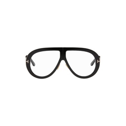 Black Troy Glasses 241076M133055