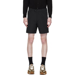 Black Tailored Shorts 232076M193002